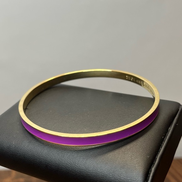 Kate Spade Purple/Gold Bangle - Picture 8 of 9